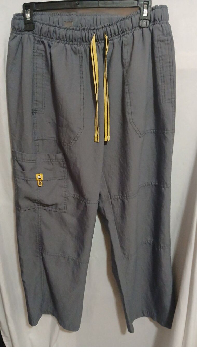 Spread Good Cheer Scrub Pants Womens LP Cargo Pocket Medical Drawstring